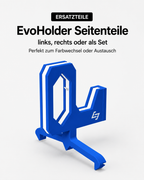 Zeigt ein 3D Modell von EvoHolder Helmhaterung Garderobe 
