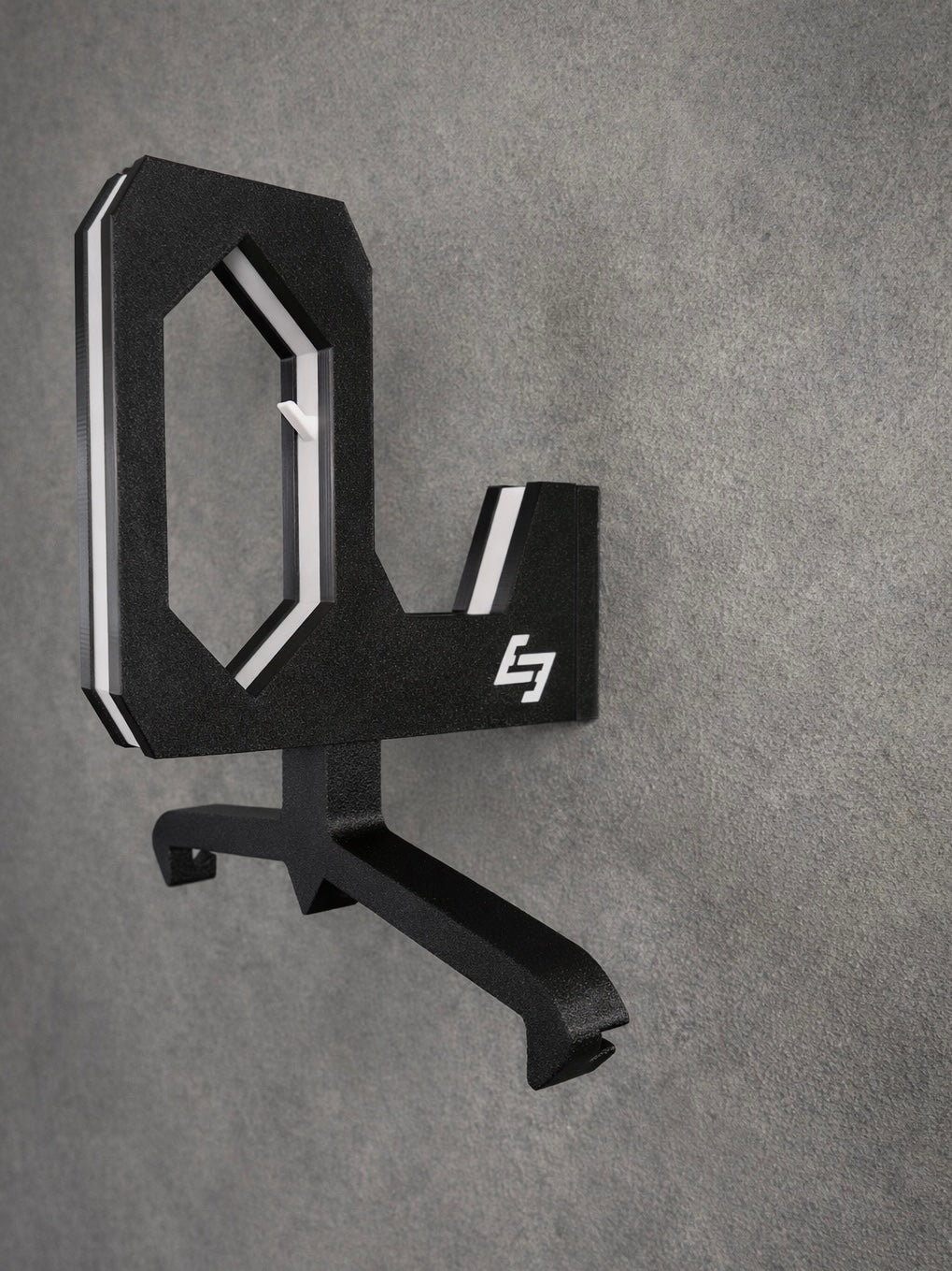 EvoHolder Motorradgarderobe als Wandhalterung mit Helmhalterung, Jackenhalter und Schlüsselhaken